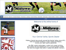 Tablet Screenshot of midtownsports.com